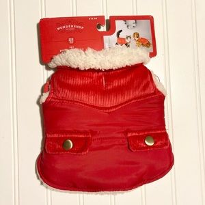 Pet Puffer Vest for small cats and dogs, size XS (up to 10 lbs)